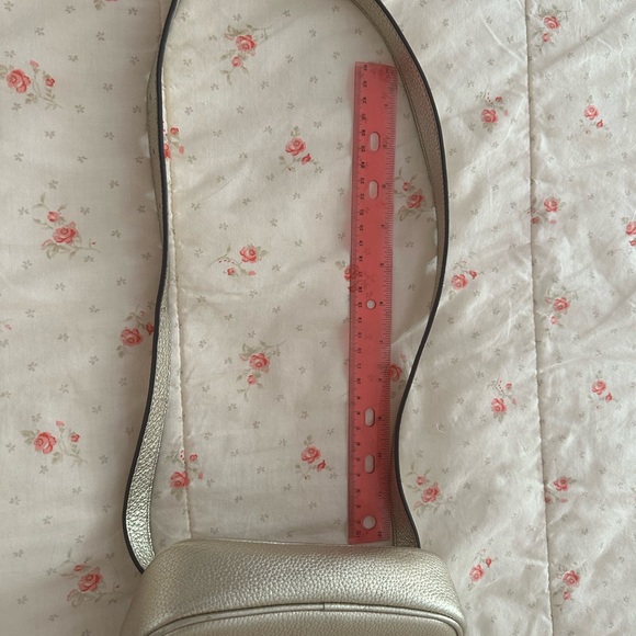 Coach Metallic Silver Crossbody Bag - Picture 10 of 12